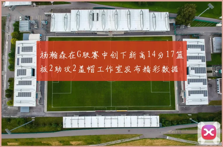 杨瀚森在G联赛中创下新高14分17篮板2助攻2盖帽工作室发布精彩数据海报
